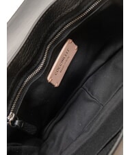 COCCINELLE ARIES Geanta de umar din piele ciocanita negru - Genți femei - 6