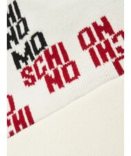 MOSCHINO LOGO BICOLOR Pălărie cu manșetă - Căciuli