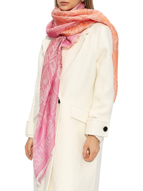 LOGO ALL OVER Furat Trandafir - Eșarfe