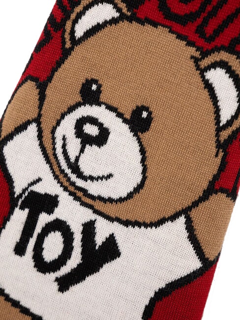 TEDDY Eșarfă din amestec de lână roșu - Eșarfe