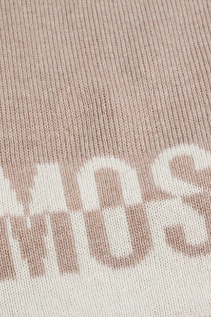 BICOLOR Eșarfă cu logo bej - Eșarfe