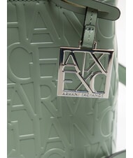 ARMANI EXCHANGE LOGO EMBOSSED Geantă cu curea de umăr salvie - Genți femei - 3