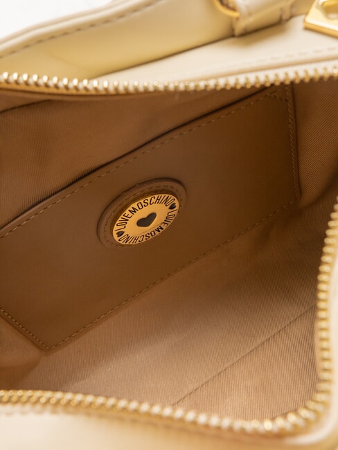 MADE WITH LOVE Geantă de mână mini, cu curea de umăr fildeş - Genți femei