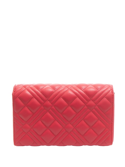 QUILTED Mini Geanta cu curea de umar fucsie - Genți femei