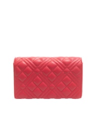 LOVE MOSCHINO QUILTED Mini Geanta cu curea de umar fucsie - Genți femei - 4