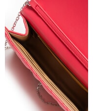 LOVE MOSCHINO QUILTED Mini Geanta cu curea de umar fucsie - Genți femei - 5