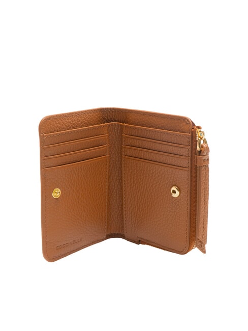 VOILE Portofel mediu din piele ciocanita CUIR - Portofele femei