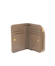 COCCINELLE VOILE Portofel mediu din piele ciocanita - Portofele femei