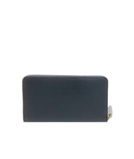 COCCINELLE VOILE Fermoar mare din piele în jurul portofelului albastru miezul nopții - Portofele femei - 3