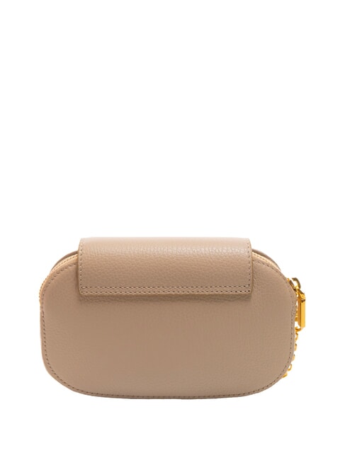 FAINT Mini geanta din piele ciocanita roz pudră - Genți femei