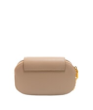 COCCINELLE FAINT Mini geanta din piele ciocanita roz pudră - Genți femei - 3