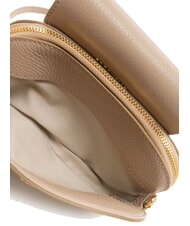 COCCINELLE FAINT Mini geanta din piele ciocanita roz pudră - Genți femei - 6