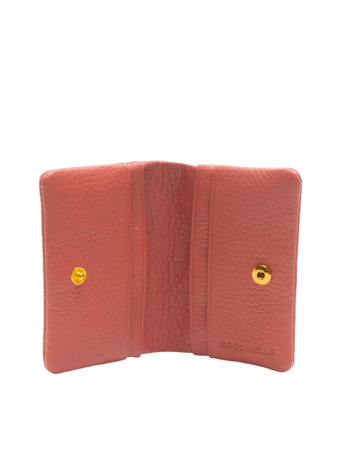 SOFTY Suport card din piele ciocanita oală - Portofele femei