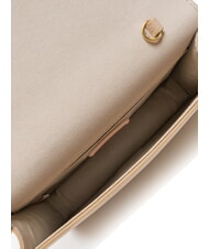 COCCINELLE TULIP Geanta de umar din piele ciocanita roz pudră - Genți femei - 6