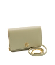 COCCINELLE TULIP Geanta de umar din piele ciocanita verde celadon - Genți femei - 2