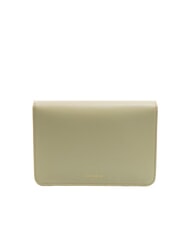 COCCINELLE TULIP Geanta de umar din piele ciocanita verde celadon - Genți femei - 4