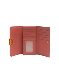 COCCINELLE TALEA Portofel continental din piele ciocanita oală - Portofele femei - 2