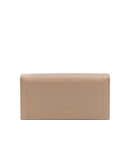 COCCINELLE TALEA Portofel continental din piele ciocanita roz pudră - Portofele femei - 3