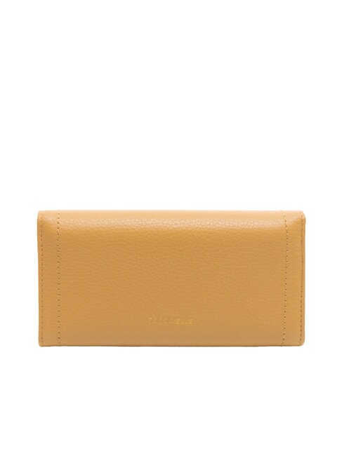 TALEA Portofel continental din piele ciocanita bej proaspăt - Portofele femei