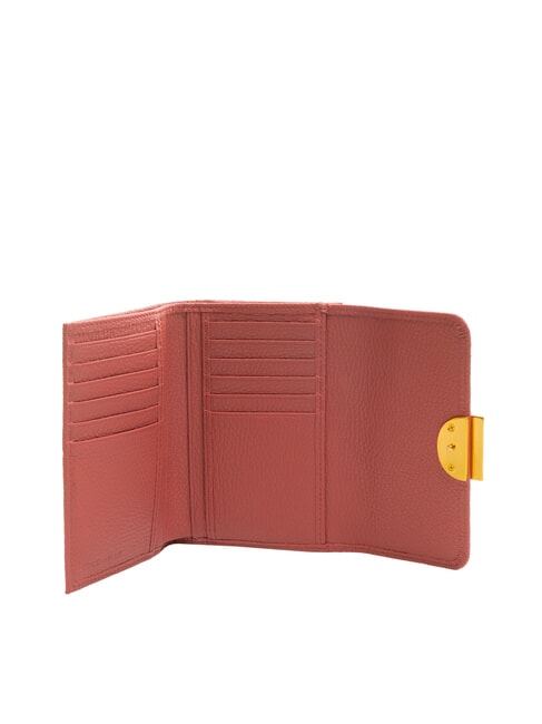 TALEA Portofel mediu din piele ciocanita oală - Portofele femei