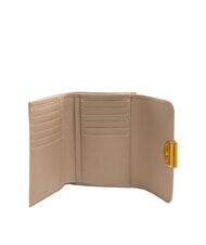 COCCINELLE TALEA Portofel mediu din piele ciocanita roz pudră - Portofele femei - 2