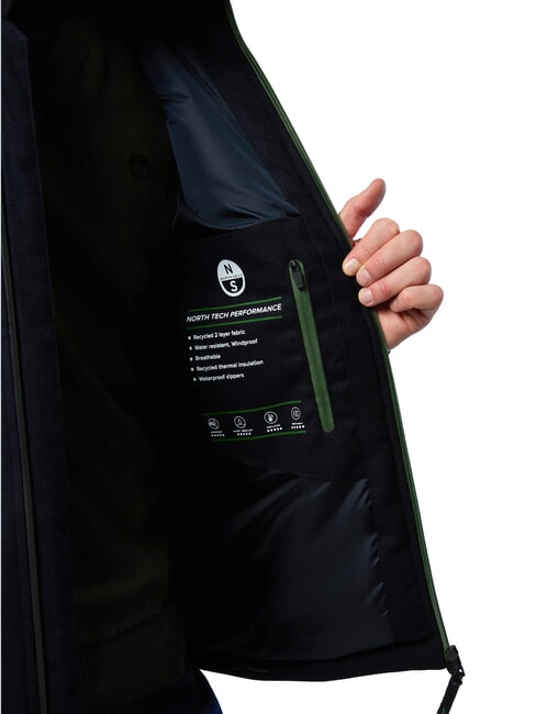 TECH SAILOR  Jacheta impermeabila albastru marin - Geci de bărbați