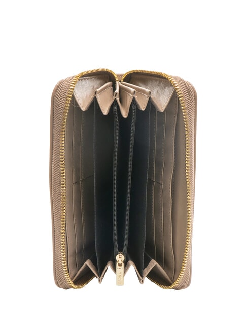 CALIPSO Portofel cu fermoar migdale - Portofele femei