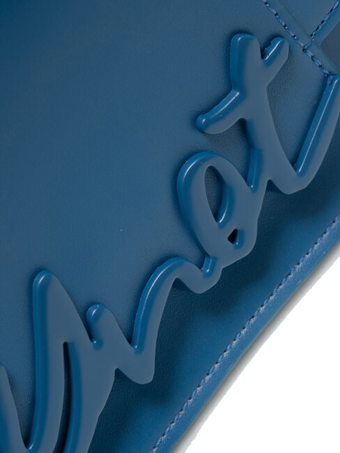 AMBER Geantă de umăr clutch cyan - Genți femei