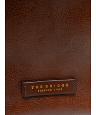 THE BRIDGE CARLOTTA Geantă din piele BROWN - Genți femei - 3