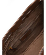THE BRIDGE CARLOTTA Geantă din piele BROWN - Genți femei - 5