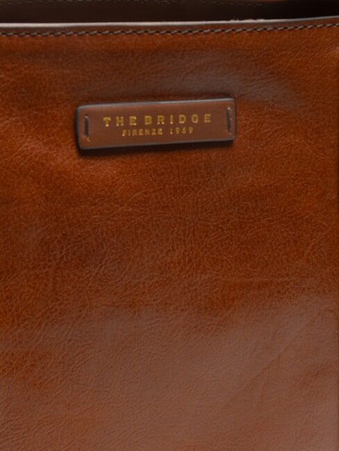 CARLOTTA Geanta de cumparaturi din piele BROWN - Genți femei