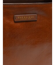 THE BRIDGE CARLOTTA Geanta de cumparaturi din piele BROWN - Genți femei - 3