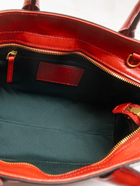 FIONA Geantă tote din piele cu curea de umăr flamenco abb. aur - Genți femei