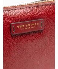 THE BRIDGE CARLOTTA Husa de frumusete din piele coacăze / aur - Truse de toaletă - 3