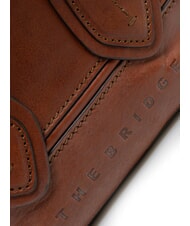 THE BRIDGE DAPHNE Mini geanta portbagaj din piele BROWN - Genți femei - 6