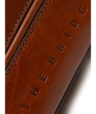 THE BRIDGE DAPHNE Geanta husa camera din piele BROWN - Genți femei - 3