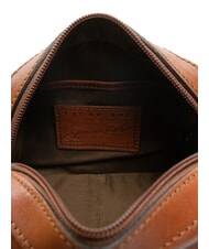 THE BRIDGE DAPHNE Geanta husa camera din piele BROWN - Genți femei - 5