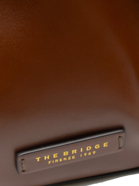 CAMILLA Geantă din piele BROWN - Genți femei