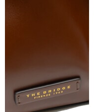 THE BRIDGE CAMILLA Geantă din piele BROWN - Genți femei - 3