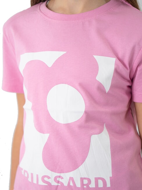 GRIGES Set tricou și bermudă melange roz/gri - Treninguri pentru copii