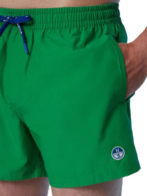 VOLLEY Costum de baie boxer cu logo albina verde - Costume de baie