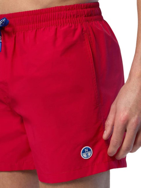 VOLLEY Costum de baie boxer cu logo roșu - Costume de baie