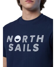 NORTH SAILS LINE PRINT Tricou din bumbac cu imprimeu maxi albastru marin - tricou - 3