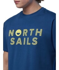 NORTH SAILS LINE PRINT Tricou din bumbac cu imprimeu maxi denim &icirc;nchis la culoare - tricou - 3