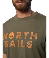 NORTH SAILS LINE PRINT Tricou din bumbac cu imprimeu maxi măsline prăfuite - tricou - 3