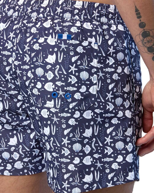 VOLLEY Costum de baie boxer imprimat combinații 15 - Costume de baie