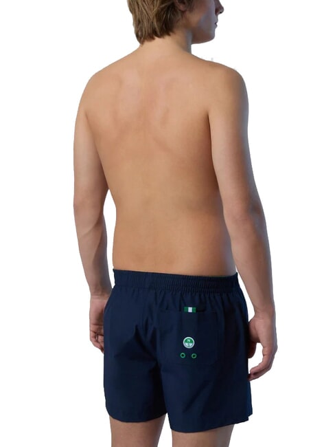 VOLLEY Costum de boxer cu logo lateral albastru marin - Costume de baie