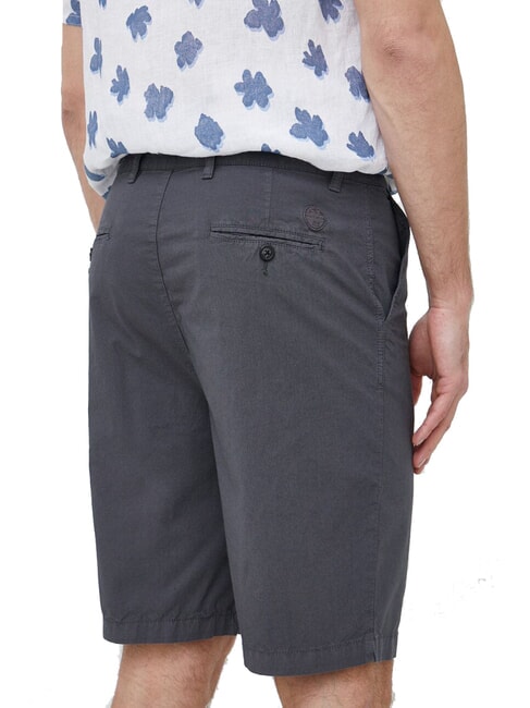FREEDOM Pantaloni scurți chino din bumbac asfalt - Pantaloni