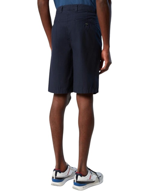 FREEDOM Pantaloni scurți chino din bumbac albastru marin - Pantaloni