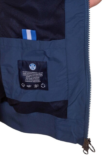 SAILOR Jachetă ușoară cu fermoar denim închis la culoare - Geci de bărbați